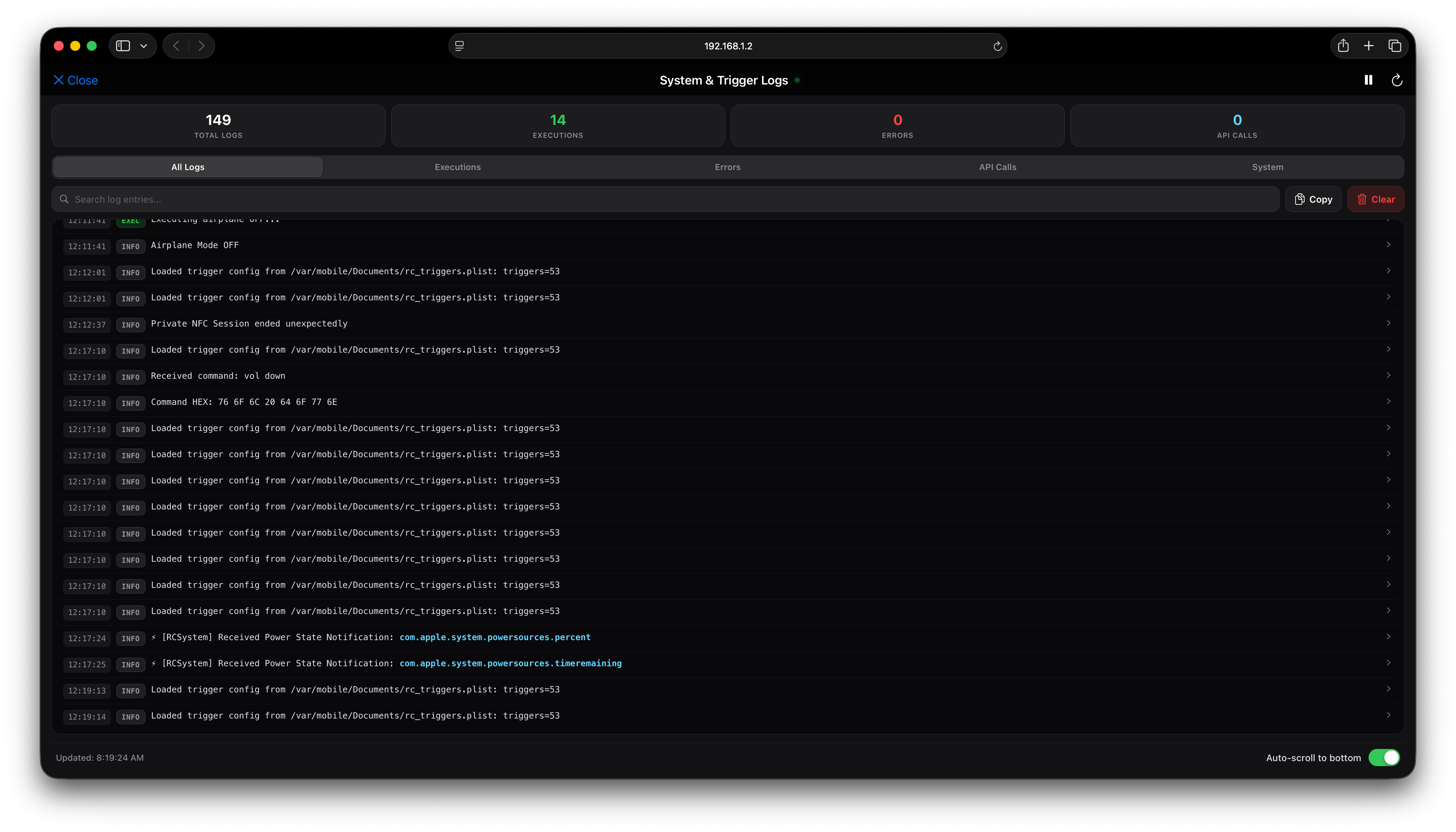 Real-time Streaming Log Viewer